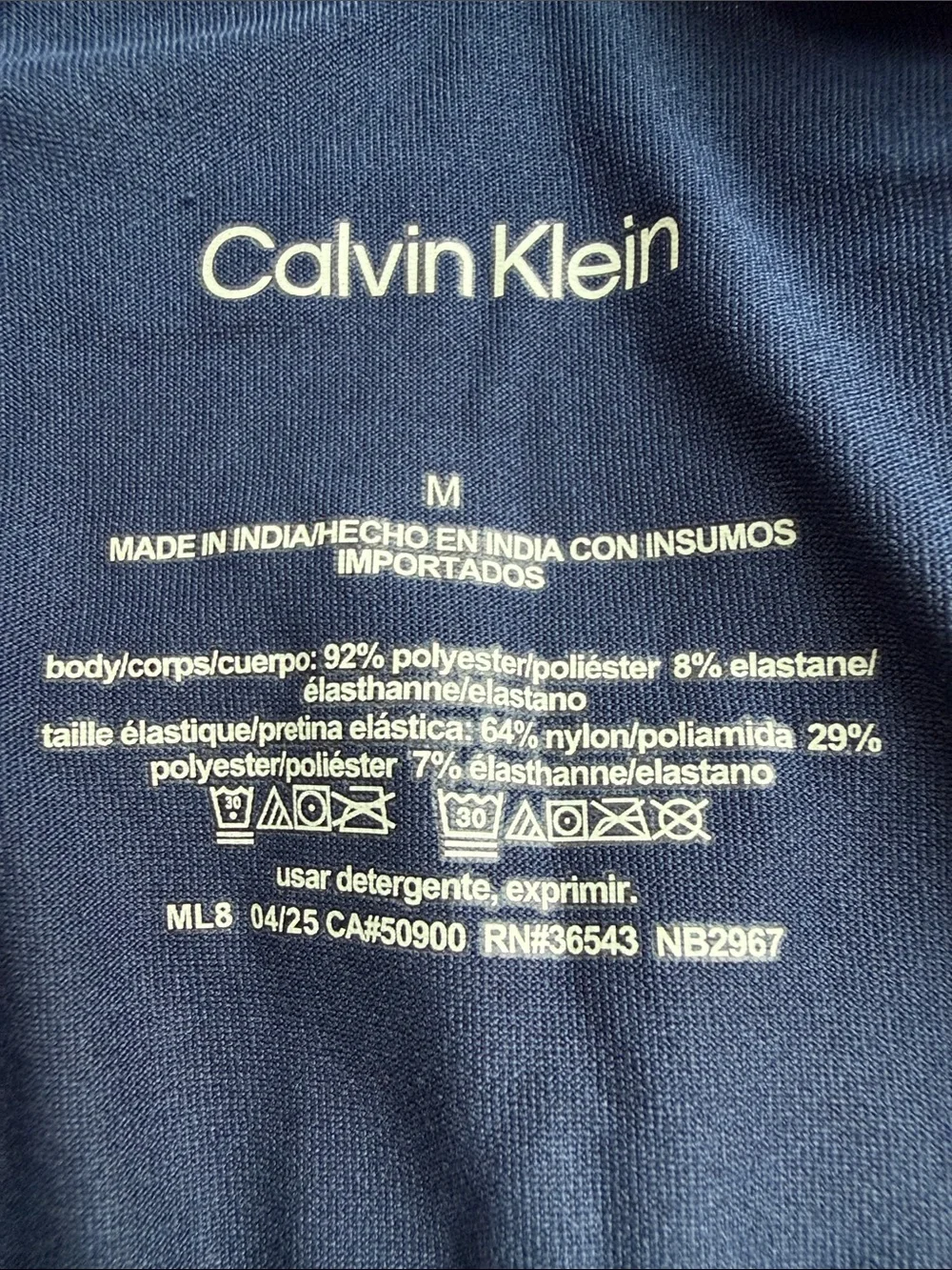NEW 3 pack Calvin Klein Boxer Briefs Navy Blue and Gray men’s M